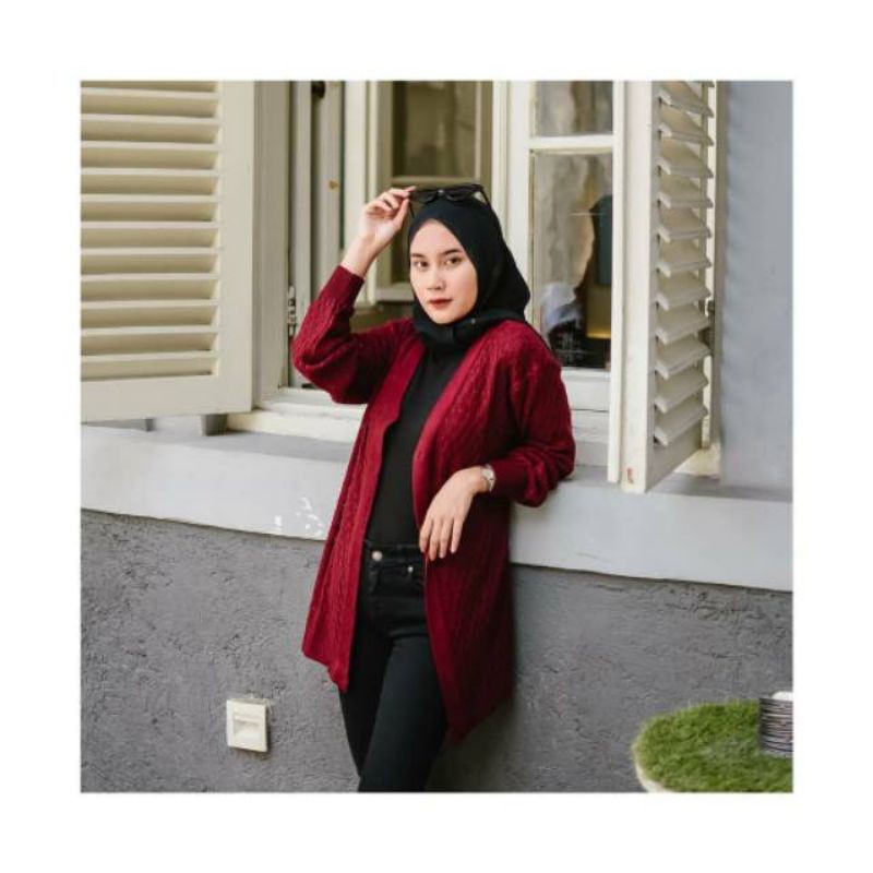 Buble Big Cardi Rajut Bagus