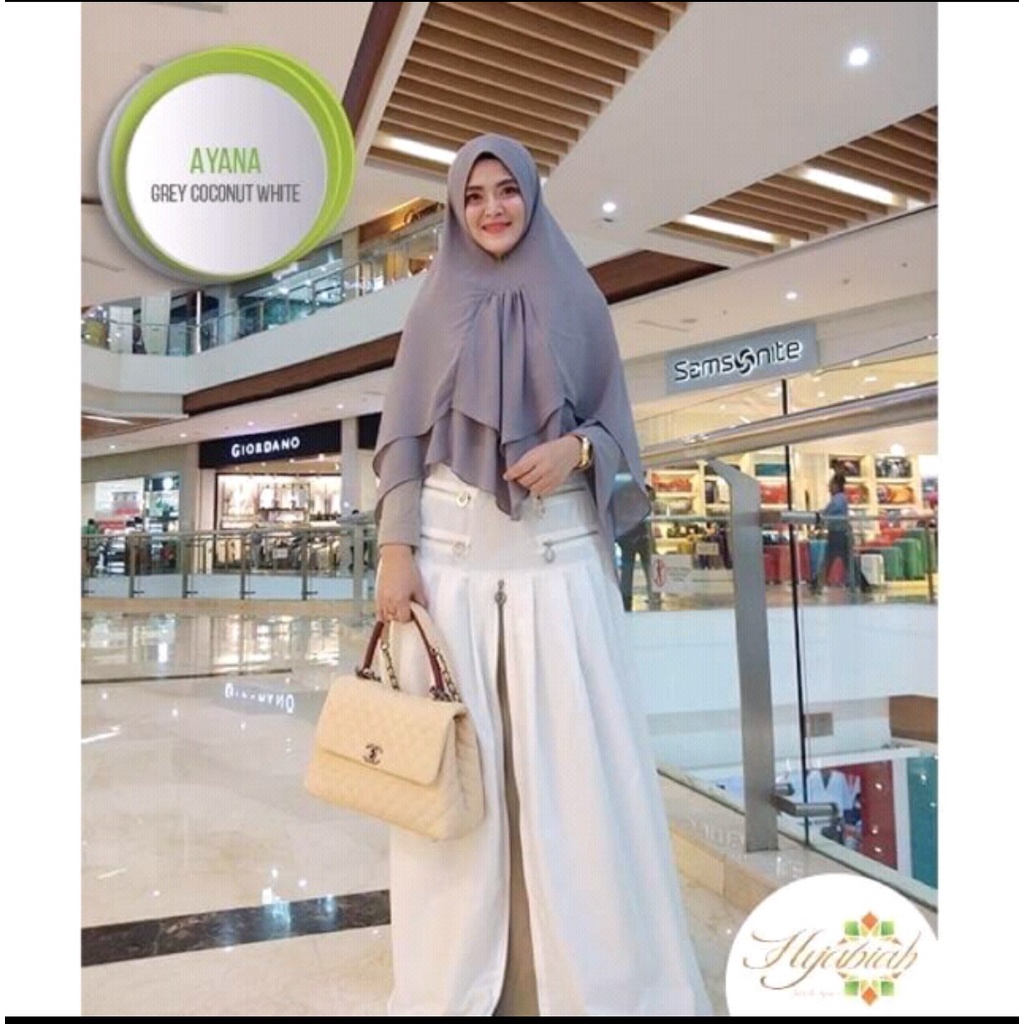 [HIJABIAH SALE] GAMI SYARI / DRESS SET " AYANA " By Hijabiah Syari