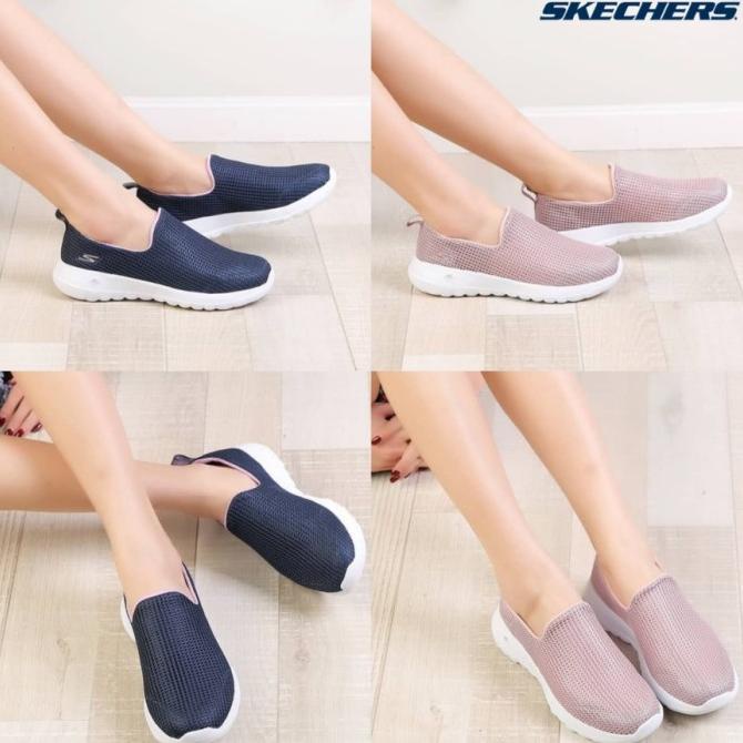 SEPATU SKECHERS WANITA / SKECHER / SKETCHERS GOWALK JOY CENTERPIECE