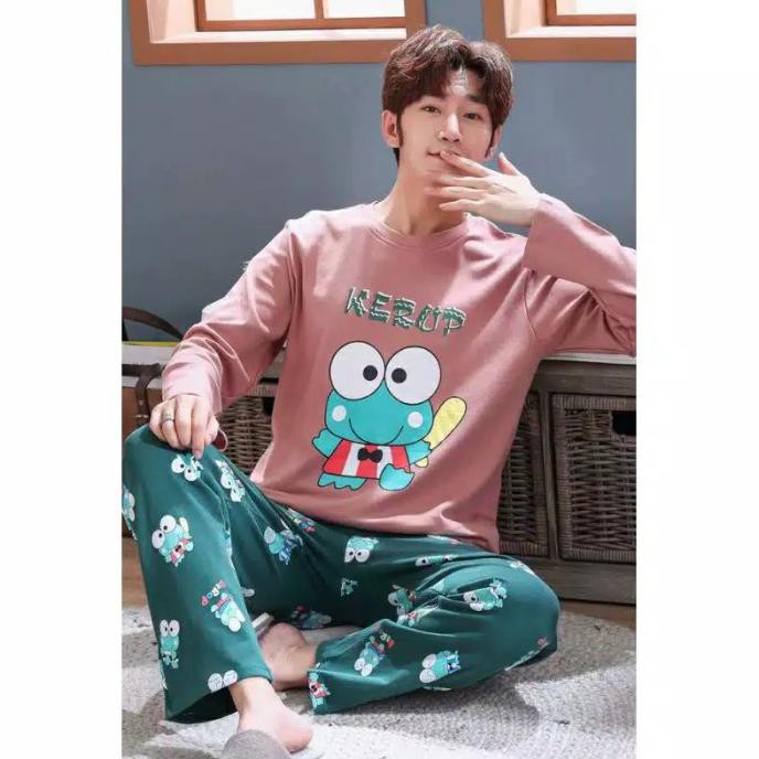 Baju tidur pp piyama cowok korea style fashion