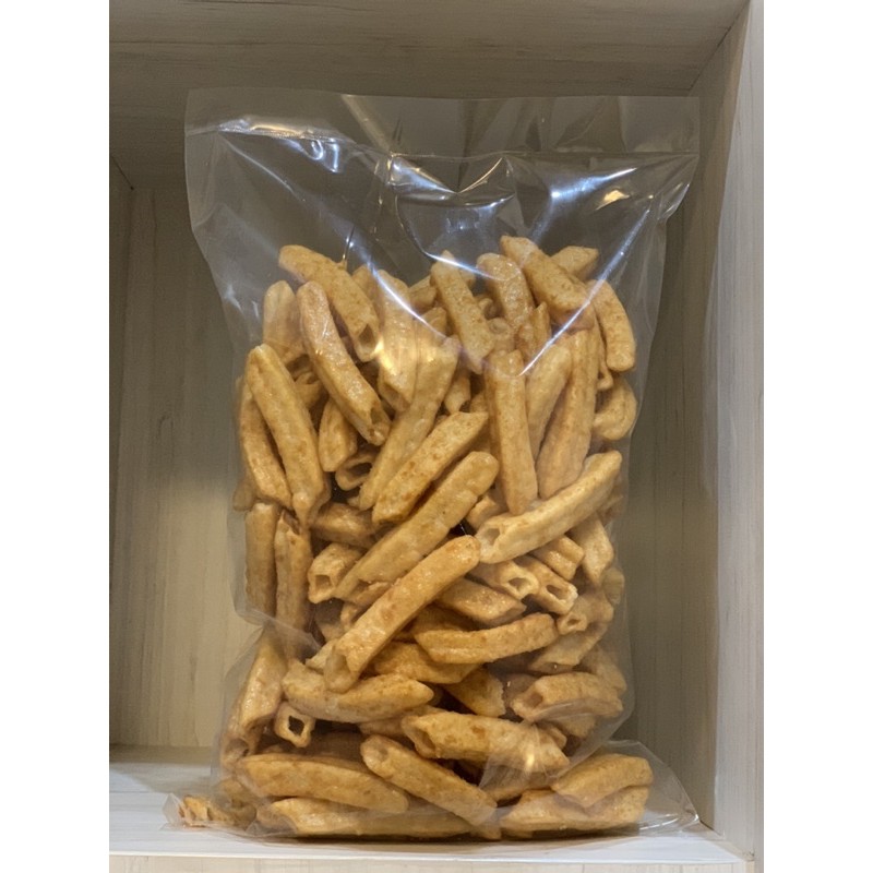 

Krupuk Jetz/krupuk pedas manis 500gr