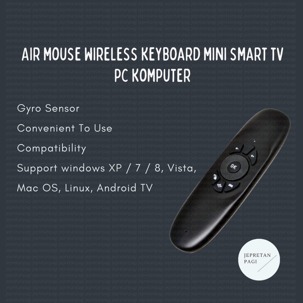 Air mouse wireless keyboard mini smart tv pc komputer