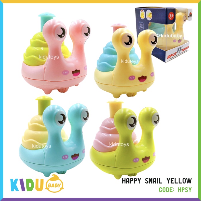 Mainan Anak Siput Turbo Berjalan Happy Snail Kidu Baby