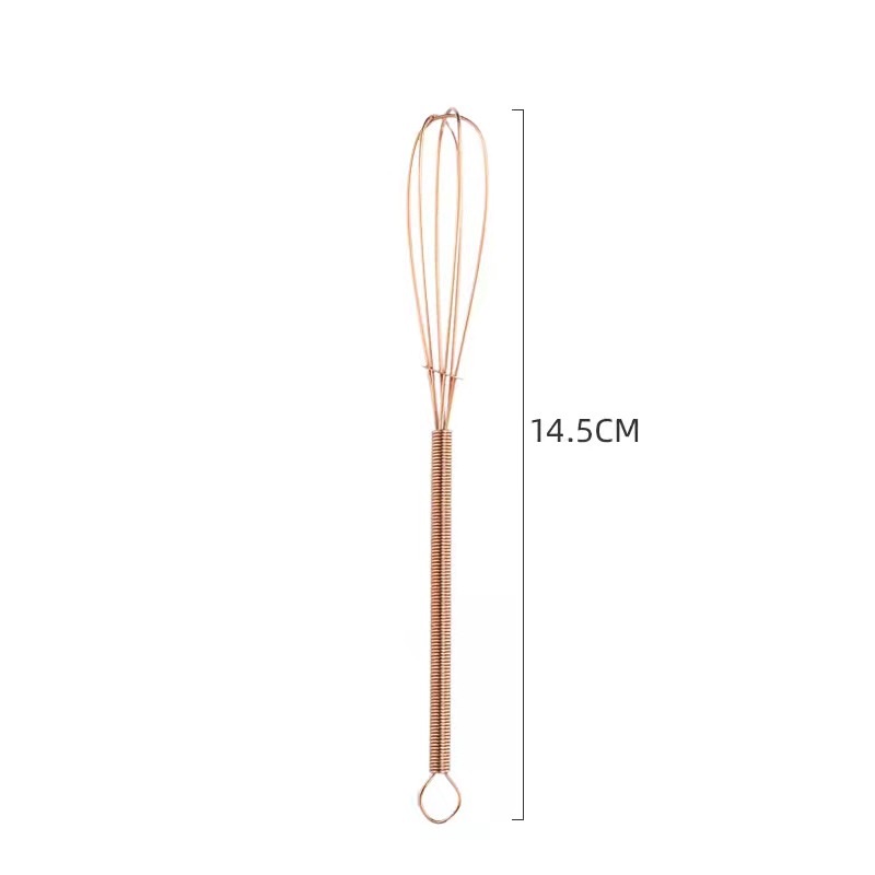 Whisk Kocokan Pengocok Telur Mini Egg Beater Stainless Steel MixColour