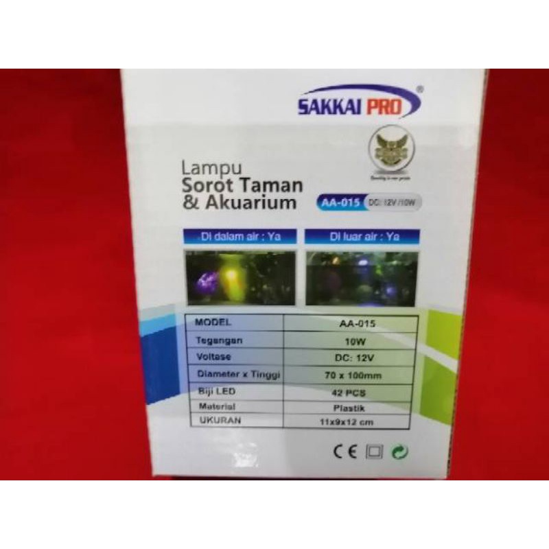 Lampu LED aquarium sorot taman Aquascape SAKKAI PRO AA 015