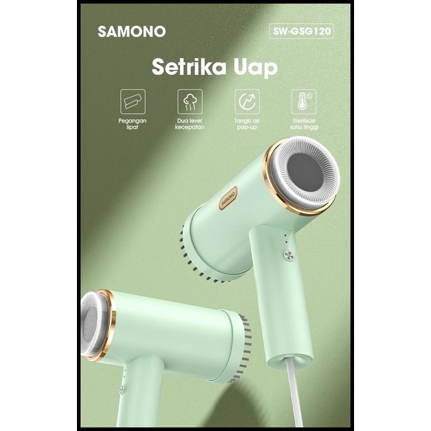 Samono Setrika Uap Portable Bisa Dilipat Baju Mini Sw-Gsg120 Gsg120