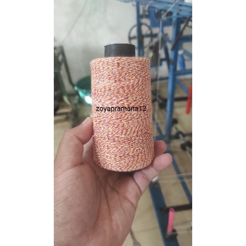 ECER Benang jahit karung 3 warna (putih,merah,kuning)/oranye