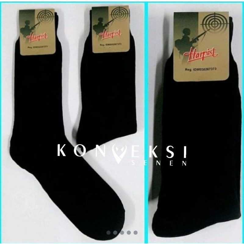 KAOS KAKI HITAM HARPIST PDL TEBAL,NYAMAN