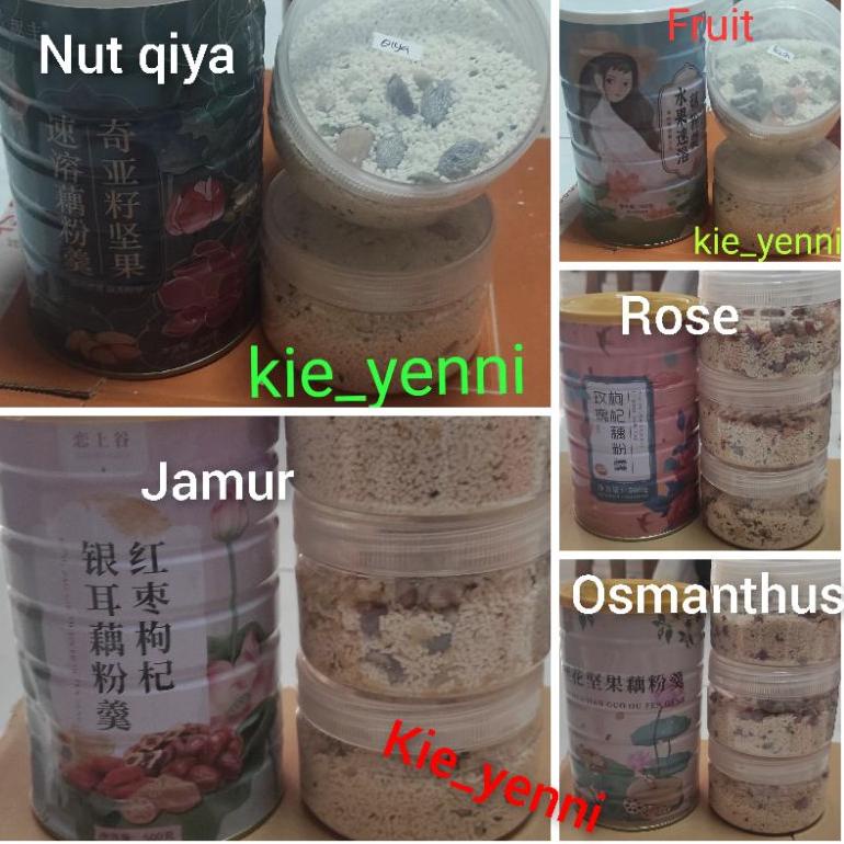 

{D-UPT> {✔> // (SHARE JAR) Oufen Lotus Root Powder / bubur akar teratai / chia seed/bubuk teratai {siap dikirim>