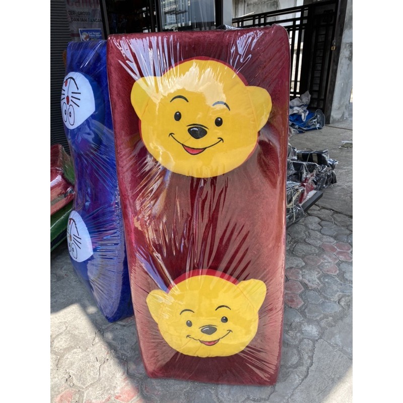 kasur lipat karakter 120x160  free 2 bantal boneka