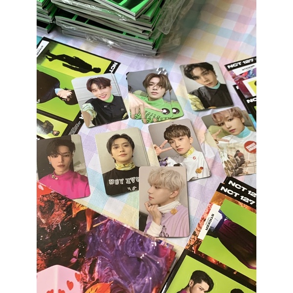 UNSEALED NCT127 STICKER ALBUM STICKY VER. PC POSTCARD TAEYONG JAEHYUN YUTA TAEIL DOYOUNG MARK HAECHA