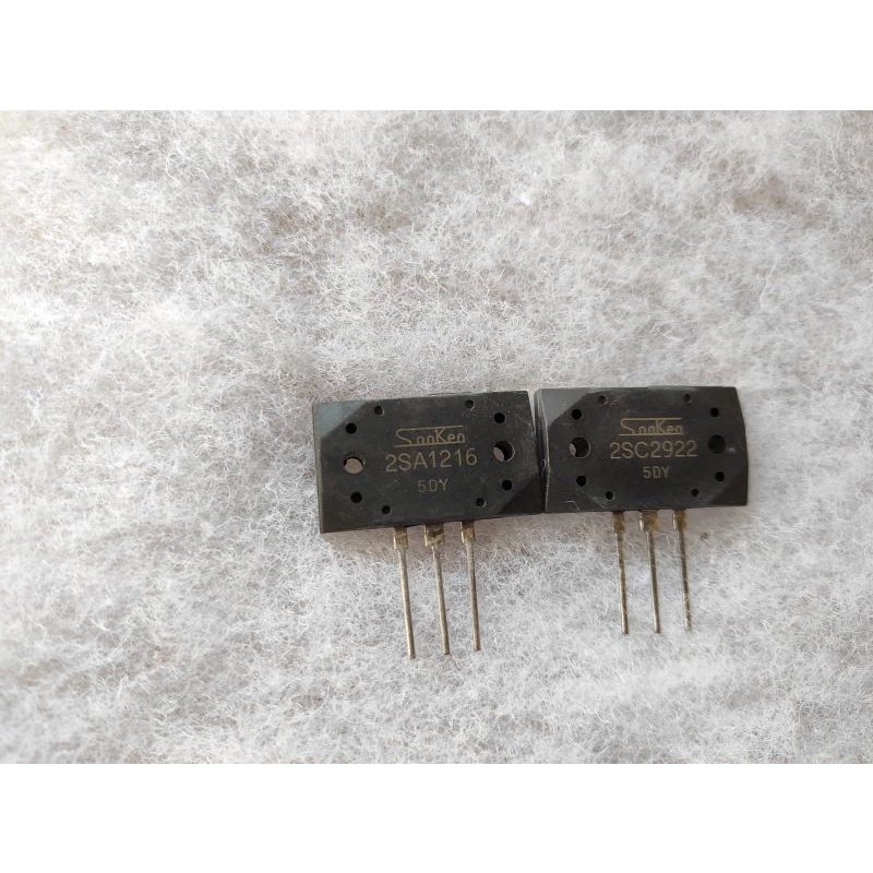 transistor SANKEN 5DY 2SA1216 2SC2922 RRT TR A1216 C2922