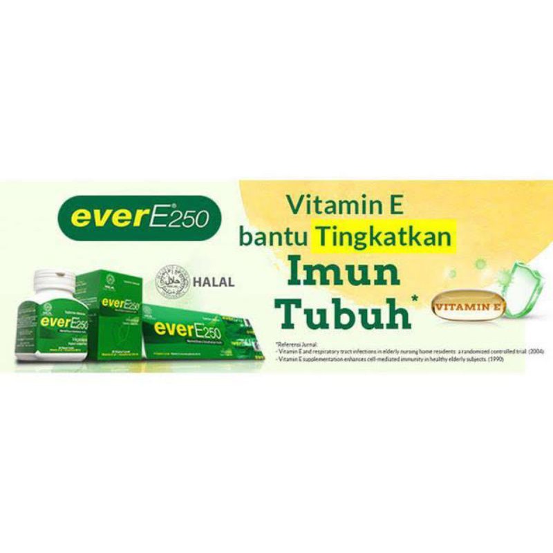 Ever E 250 30 Soft Capsule // Multivitamin Imun Tubuh