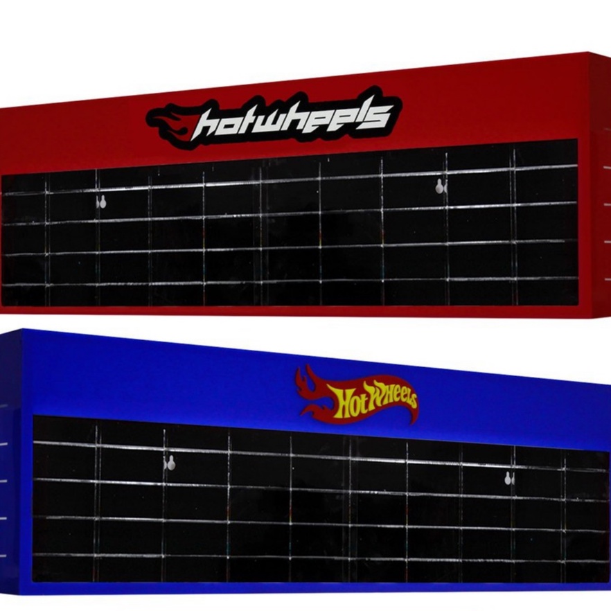 Rak Acrylic/Akrilik Hotwheels Header Edition Isi 50 Landscape