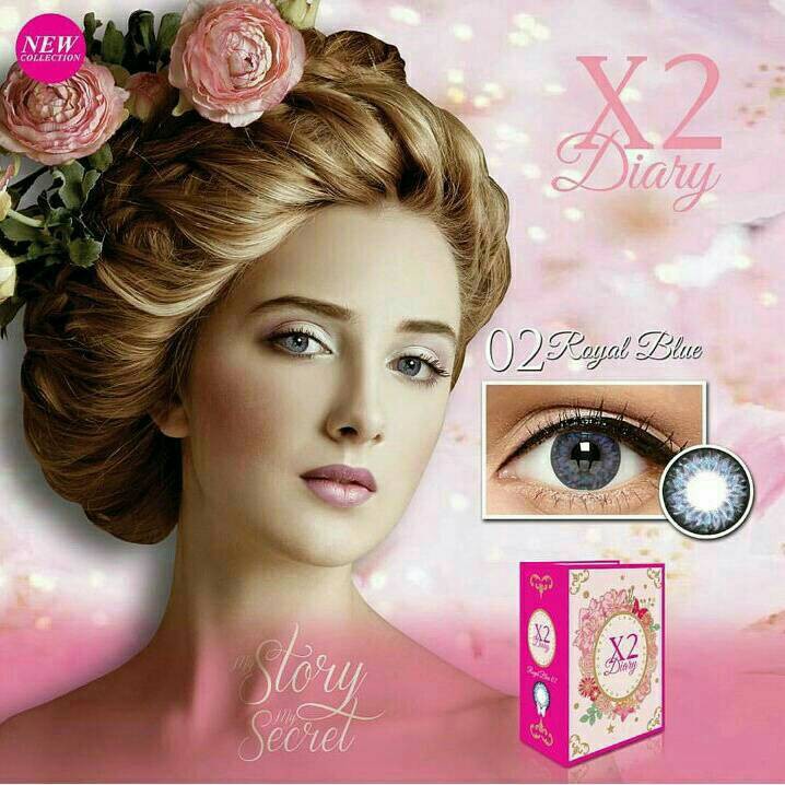 

softlens x2 diary no2 Royal blue