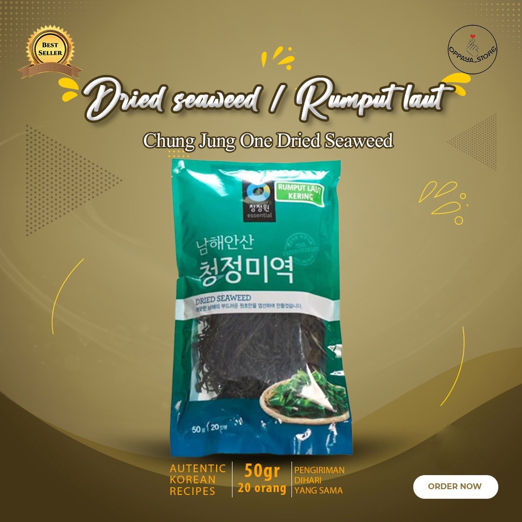 

Chungjungone Miyeok 50Gr Untuk 20 Orang Dried Seaweed