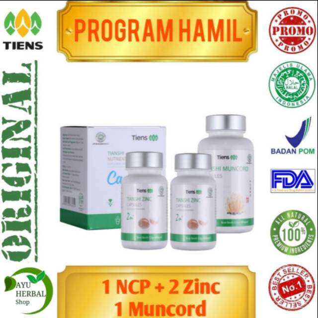 Nutrisi Ibu Hamil Tiens / Paket Promil / Paket Kesuburan Pria Wanita