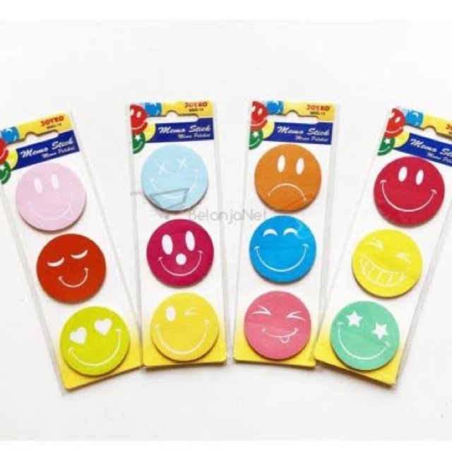 

MEMO STICK SMILE | JOYKO MMS-14 | PEMBATAS KERTAS | PENANDA BUKU | MEMO PELEKAT