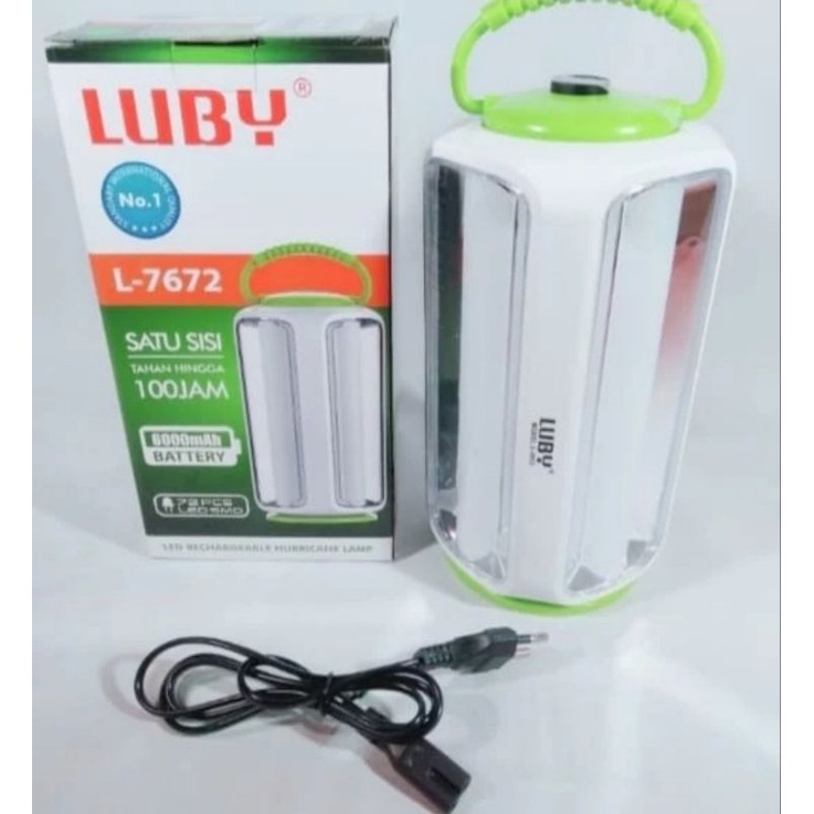 Luby Lampu emergency Tahan 100 Jam L 7672