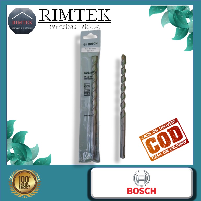 MATA BOR SDS 12 mm BOSCH Mata Bor Beton SDS BOSCH 12 mm Mata Bor Tembok 12 mm Panjang