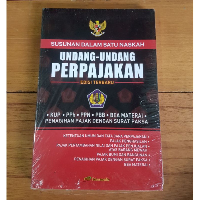 Jual ORIGINAL SUSUNAN DALAM SATU NASKAH UNDANG UNDANG PERPAJAKAN KUP