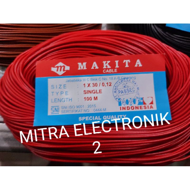 KABEL RAKITAN SERABUT MAKITA 1X30 0,12MM TEMBAGA