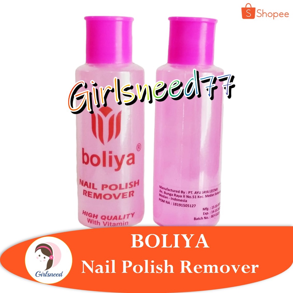 BOLIYA Nail Polish Remover GIRLSNEED77