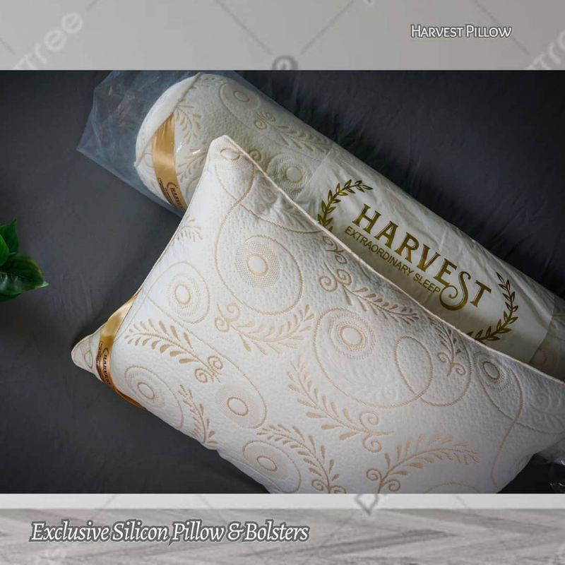 PAKET HEMAT SATU SET BANTAL GULING HOTEL KNITTING JUMBO MERK HARVEST