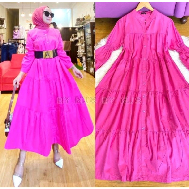 Dress Maxi Import Long Tunik Premium Taglabel HM