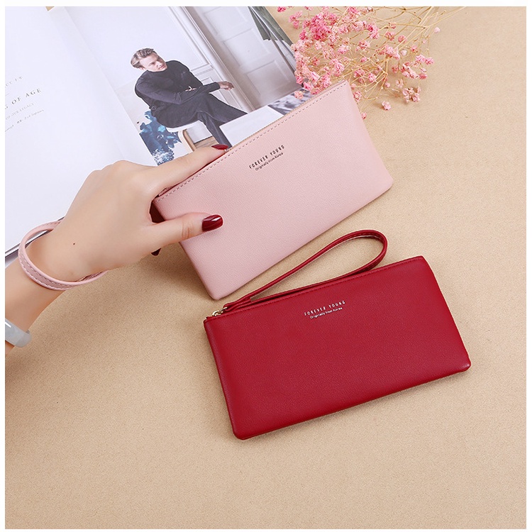 Khatinstore Tas Dompet Clutch Wanita Terbaru / Import / FOREVER YOUNG 2 IN 1 / Jakarta / Murah / COD - 380