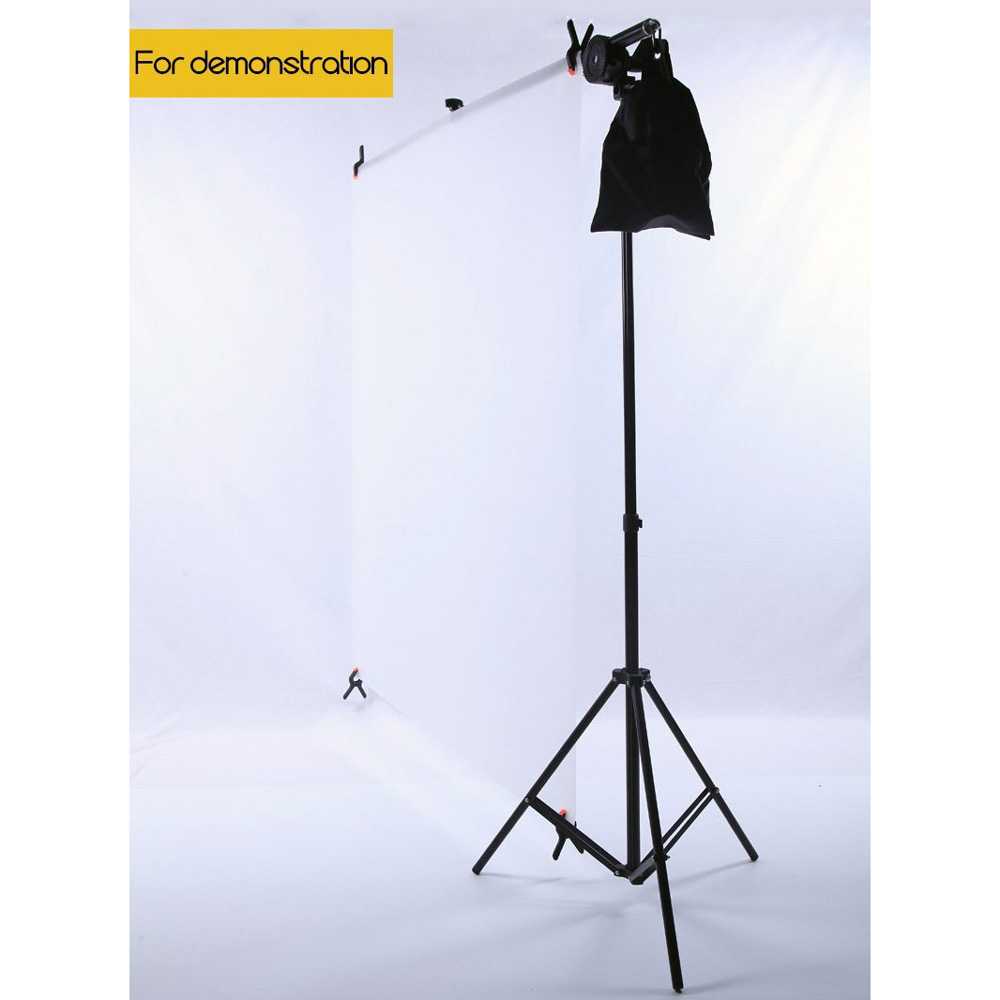 (BISA COD) RVOSTR Payung Softbox Reflektor Boom Arm Studio 50x70cm Bohlam 45W SH-RGX-01