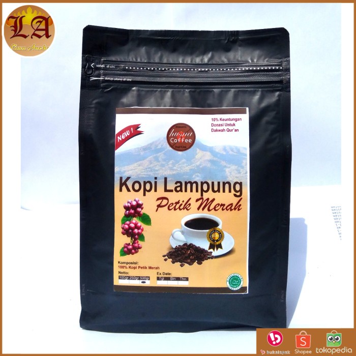 

Husna Coffee Kopi Robusta Lampung Roasted Been Bubuk Berkualitas Harum Kopi Nikmat Sedap