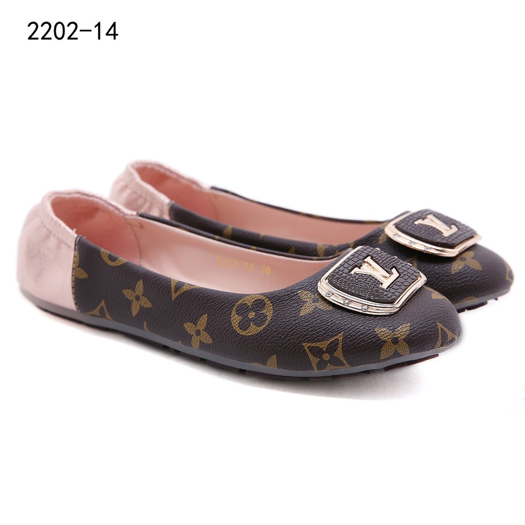 LV Logo Flat Shoes #2202-14