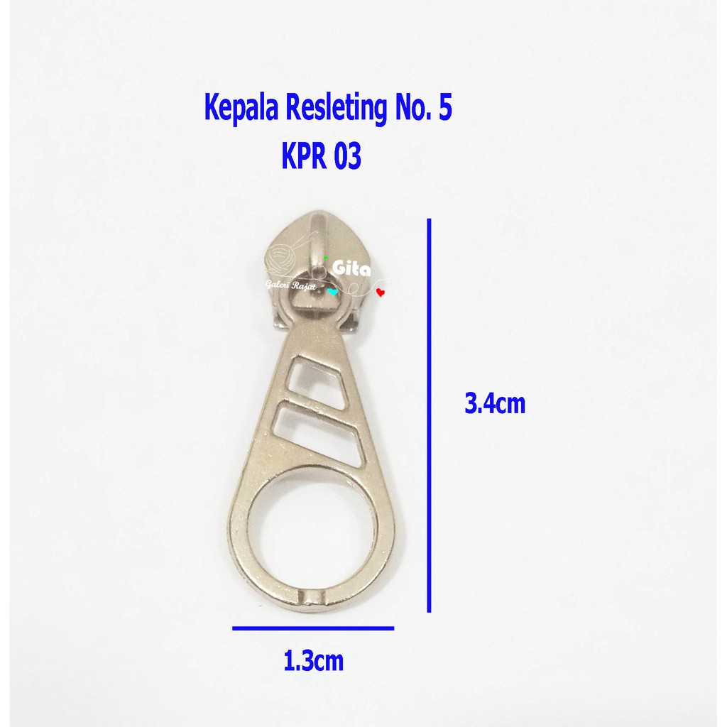 Kepala Resleting / Kepala Resleting No. 5