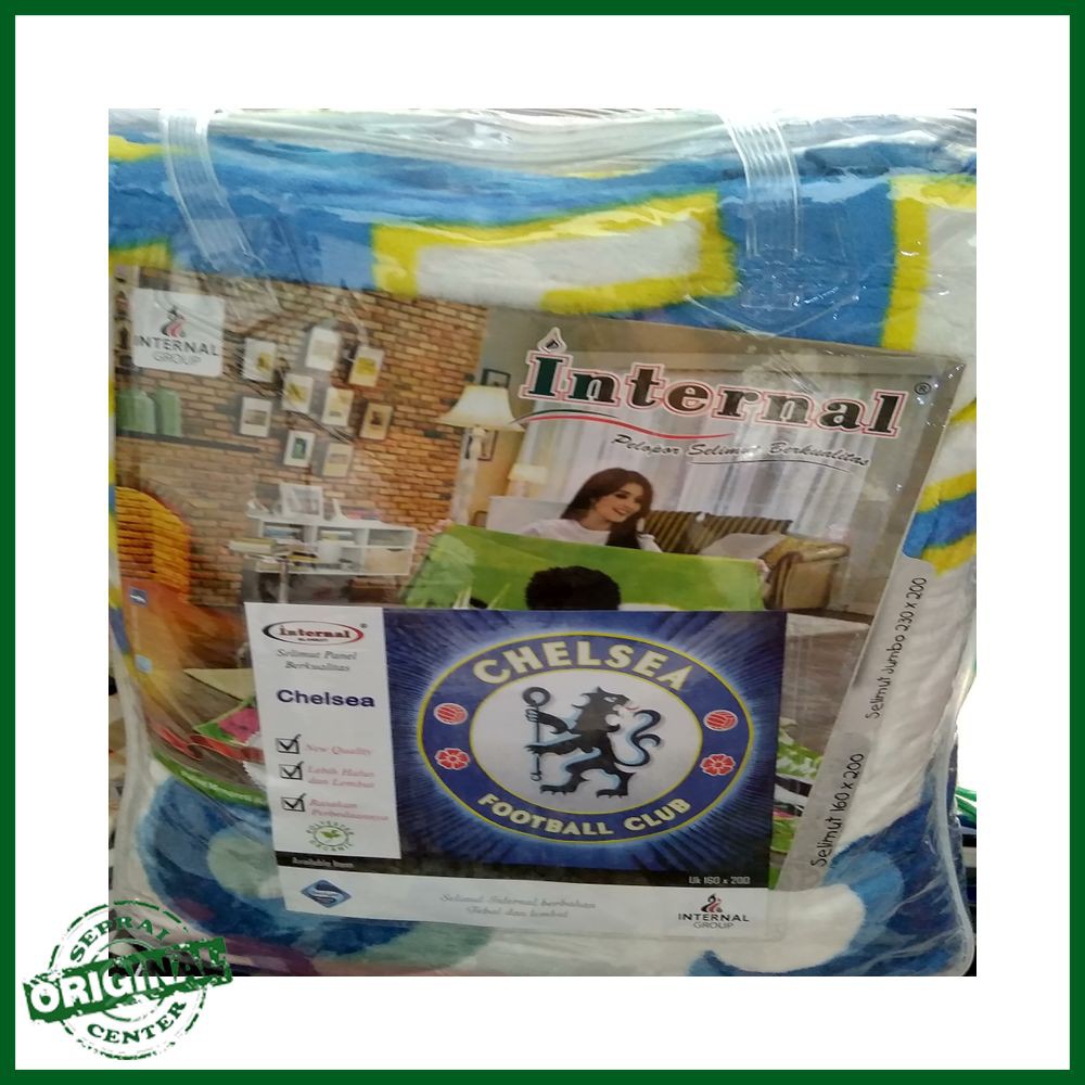SELIMUT INTERNAL CHELSEA BLANKET KLUB BOLA LIGA PREMIERE INGGRIS BLUES
