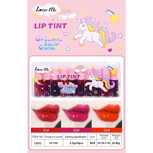 [ BPOM / ECER ] LIPTINT LOVES ME MINI