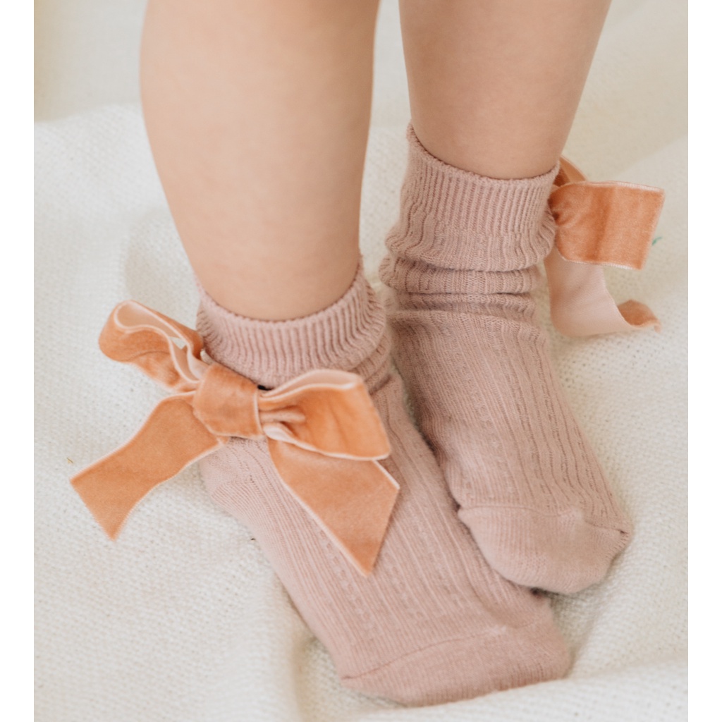 BOHOPANNA - BOW SOCK - KAOS KAKI PITA - KAOS KAKI ANAK - KAOS KAKI BAYI