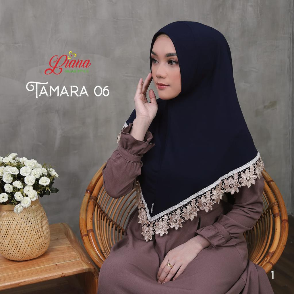 Jilbab Instan Bergo Tamara 05 06 07 Ori Liana Hijab BY QOID-NAVY