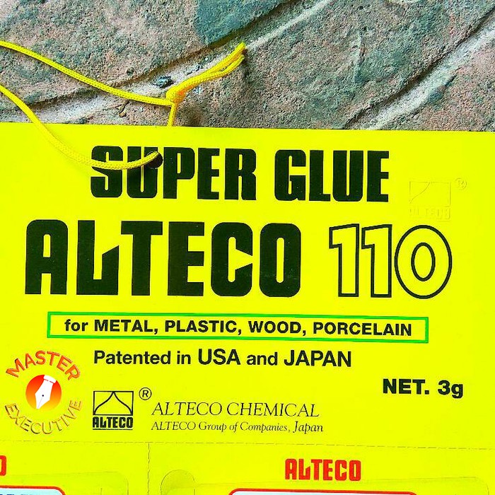 [Lusin - 12 Buah] Alteco Lem Super Glue 3 gram isi 12 buah / Multi Purpose USA &amp; JAPAN