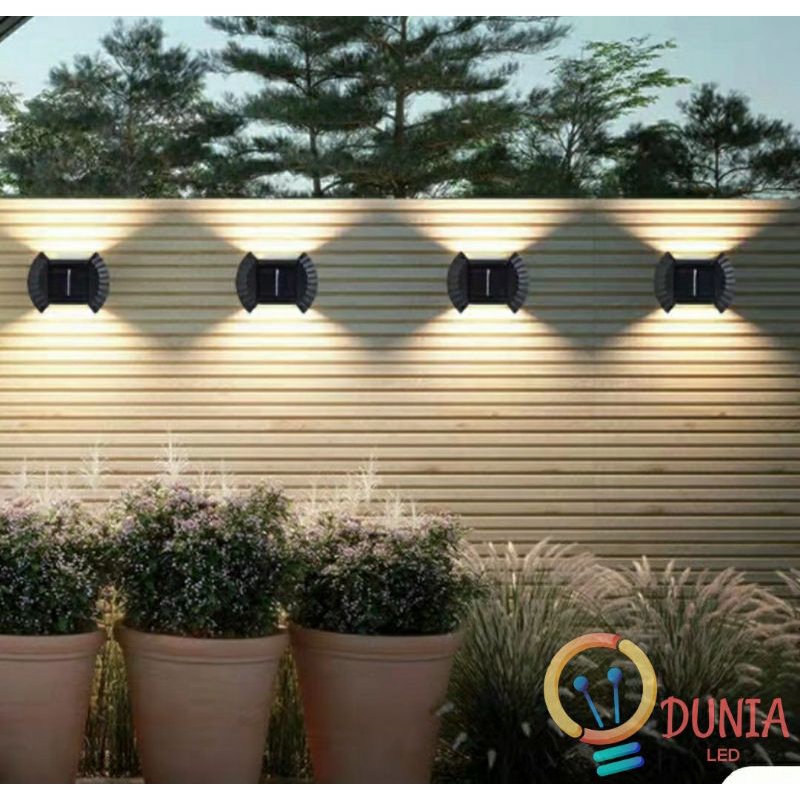 Lampu Dinding Solar Tenaga Surya 2 Arah / Solar Energy Wall Lamp Type JJ 01