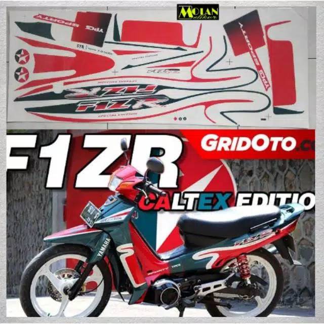 Sticker / Striping Ori / Standar F1ZR CALTEX EDITION / F1ZR SE CALTEX