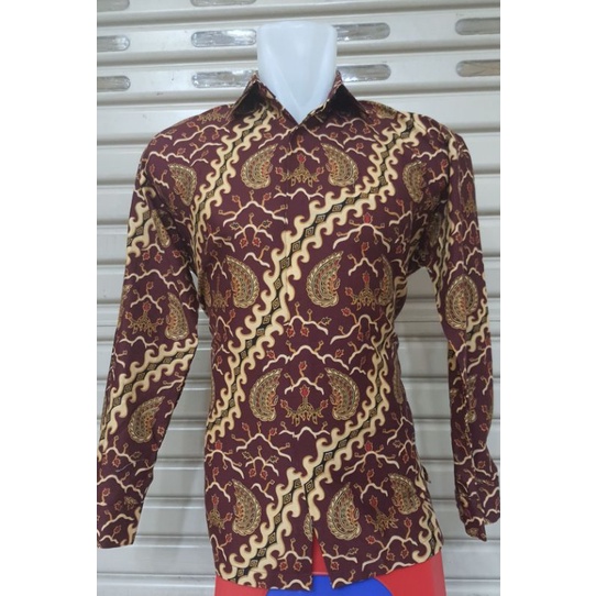 Batik pria lengan panjang premium full furing