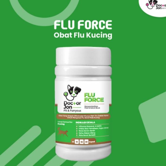 VITAMIN KUCING FLU FORCE Pilek Bersin Batuk DOCTOR JON Obat Sakit
