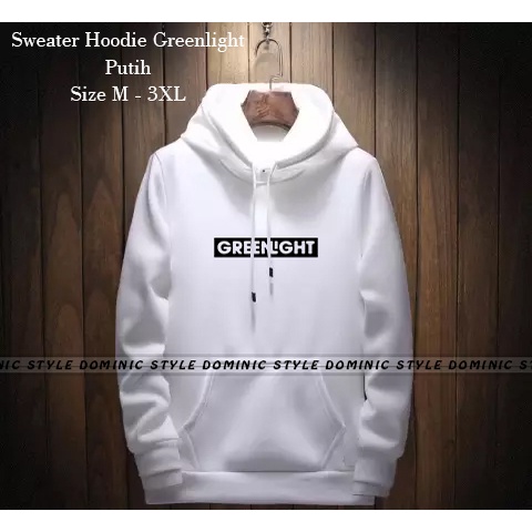 Sweater Hodie Pria Distro Aesthetic / Sweater Greenlight Pria dan Wanita Hoodie Tebal Original