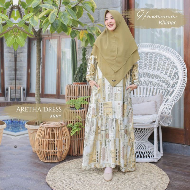 GAMIS/DRESS BUSUI EKSKLUSIF ARETHA SERIES