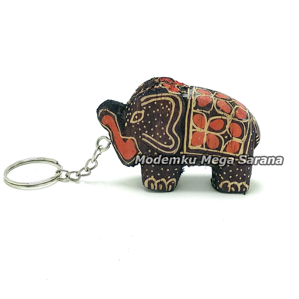 Souvenir Gantungan Kunci GKBTK02 Gajah Batik Indonesia