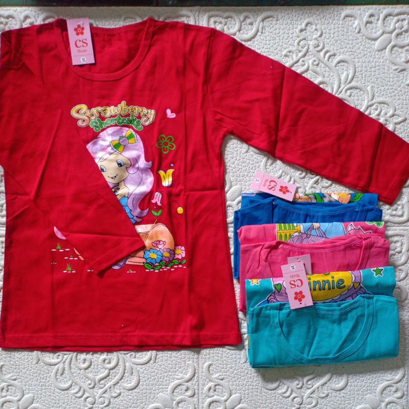 CS MODE KAOS LENGAN PANJANG ANAK PEREMPUAN:9-11 Thn