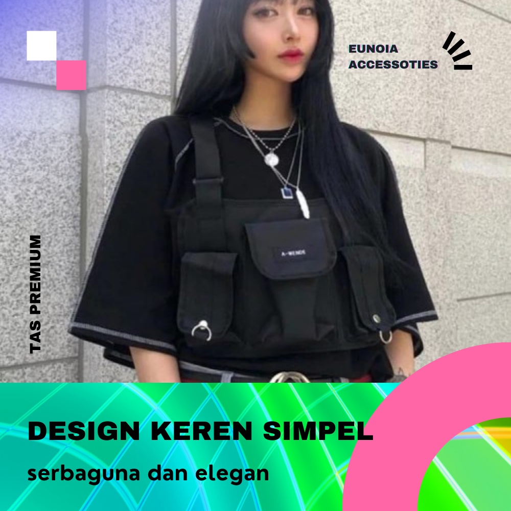 Tas Selempang Pinggang Samping Gantung Anak Wanita Cewek Remaja Perempuan Kekinian Import Murah