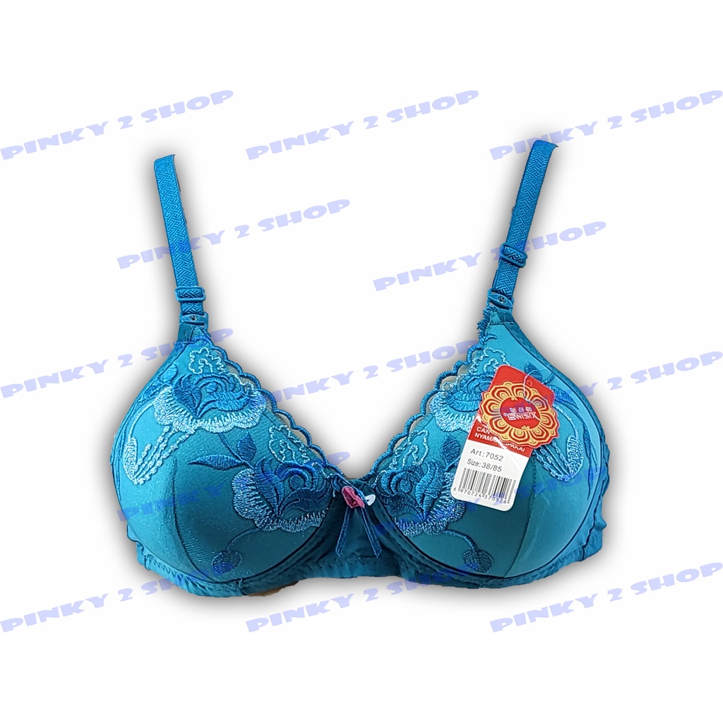 BRA BH BORDIR TANPA KAWAT SIZE 32-38