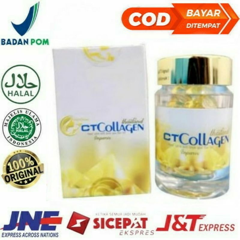 Ct Collagen Thailand - Ct Collagen Original 100% Isi 40 Butir